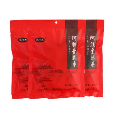 贵胶堂阿胶水晶枣阿胶金丝枣100g山东东阿原产地阿胶枣抖音 快手