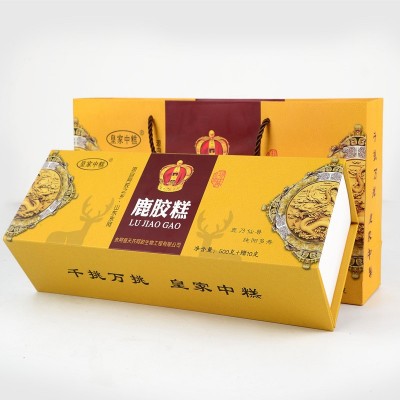 皇福世家鹿胶糕510g即食鹿角糕鹿角胶天齐阿胶股份oem阿胶鹿胶糕