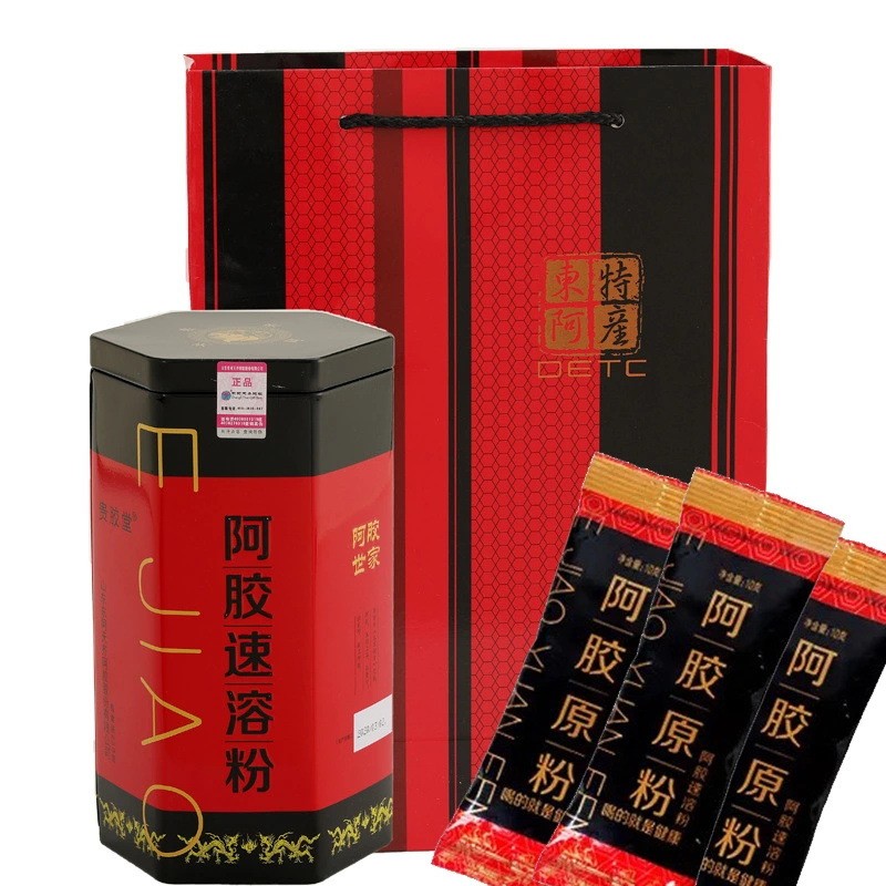 贵胶堂阿胶粉250g东阿原产阿胶速溶粉即食阿胶原粉天齐阿胶粉代发图5