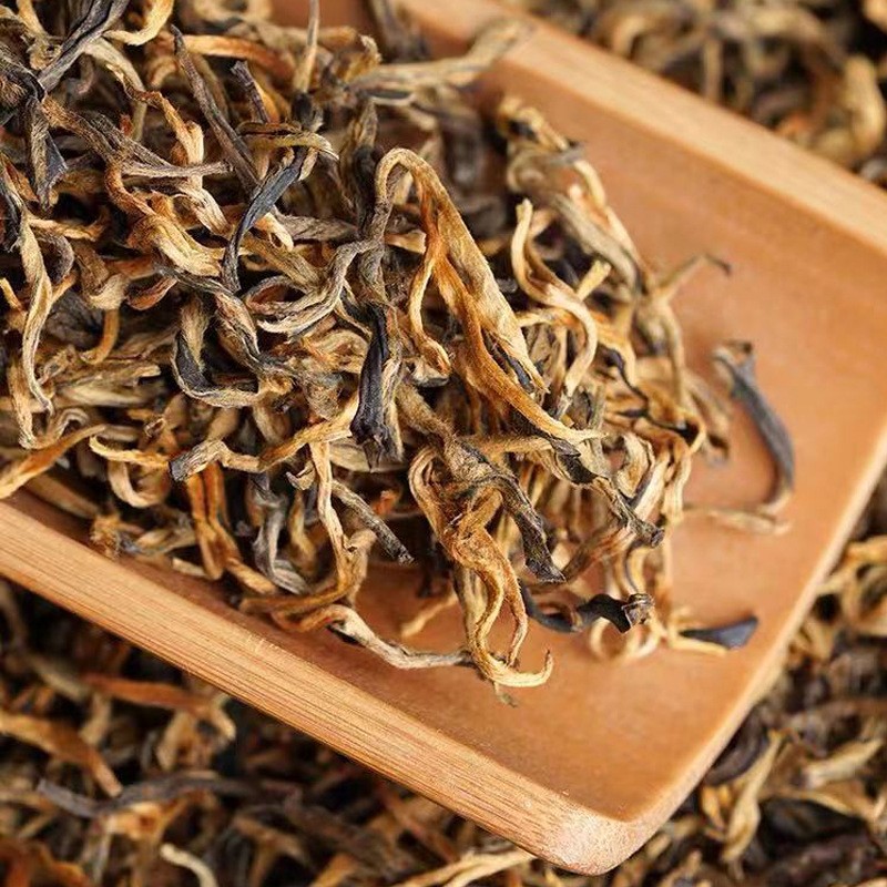 批发云南凤庆滇红茶 2021年头春金丝滇红茶叶 普洱茶500克散装茶图2