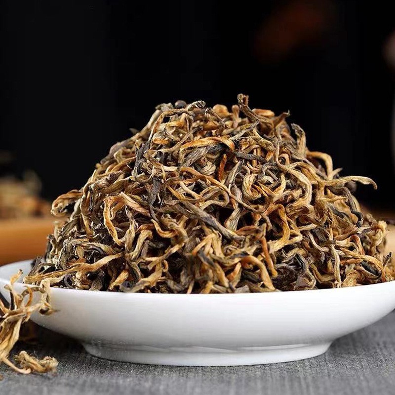 批发云南凤庆滇红茶 2021年头春金丝滇红茶叶 普洱茶500克散装茶图3