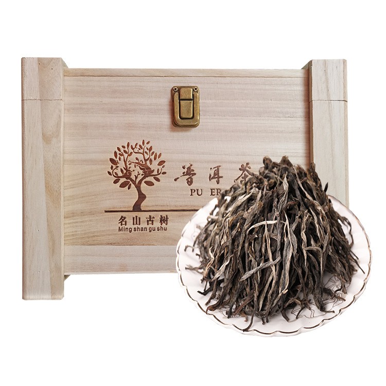 厂家批发 云南普洱茶生茶散茶昔归头春古树纯料500g礼盒装茶叶图5