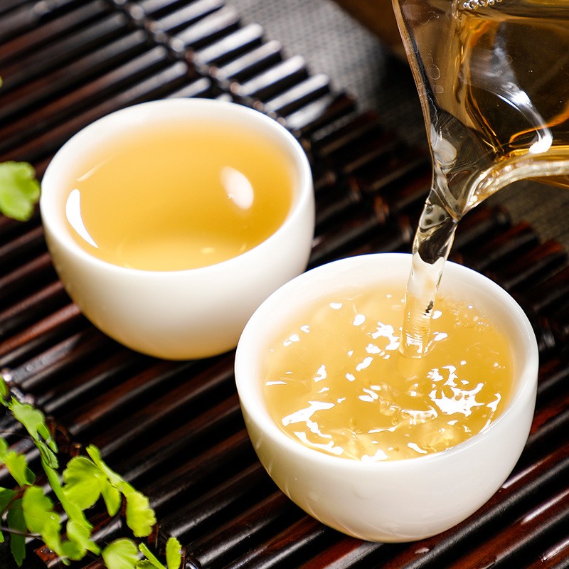 2021云南普洱生茶 景迈200克香甜生饼 西双版纳泉海茶厂批发零售图3
