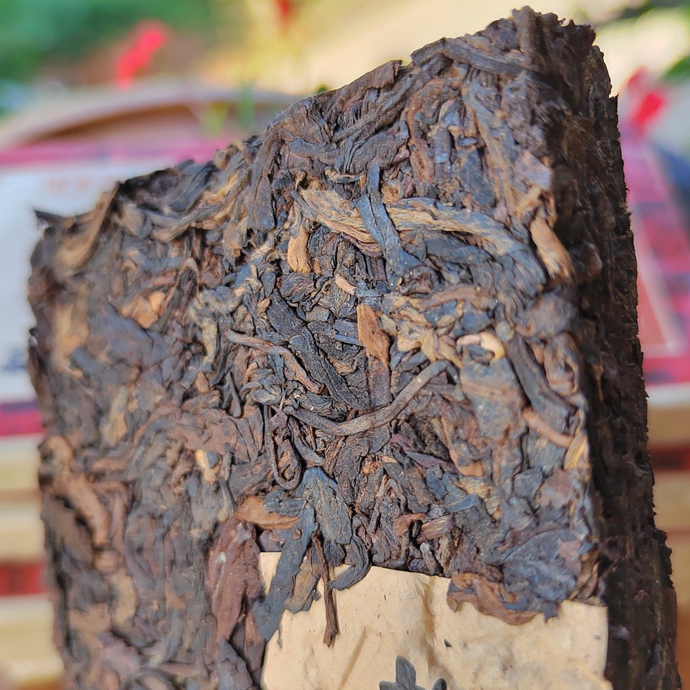 老班章普洱茶熟茶200g 2011年云南陈年普洱茶砖老茶头熟普茶批发图3