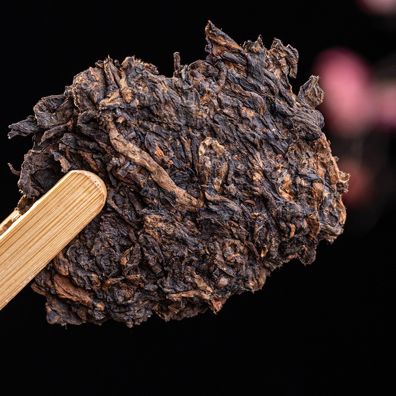 厂家直销云南普洱茶熟普勐海味 普洱茶饼茶叶批发 布朗 普洱熟茶图3