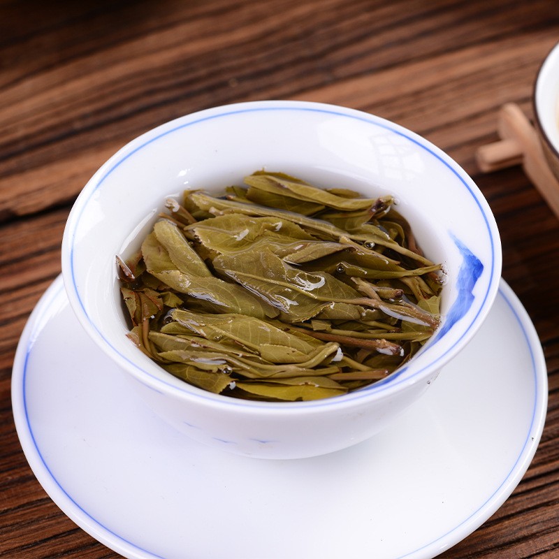 批发云南勐库小户赛生茶饼357g小户赛生普洱茶老树普洱生茶饼现货图4