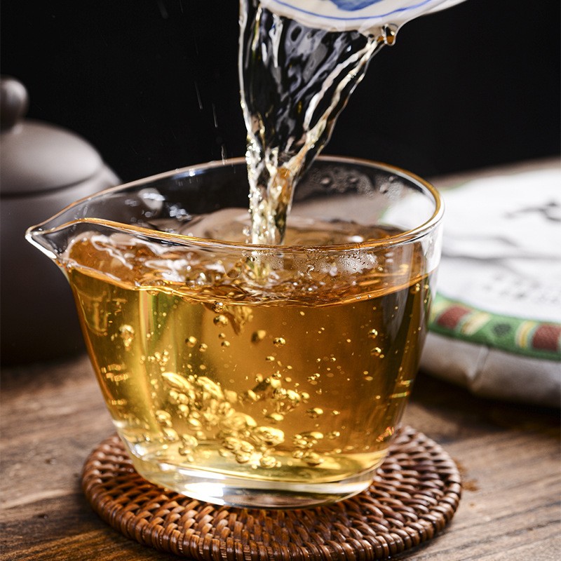 云南茶厂大雪山饼茶 勐库大雪山普洱生茶饼357g生茶饼现货批发图3