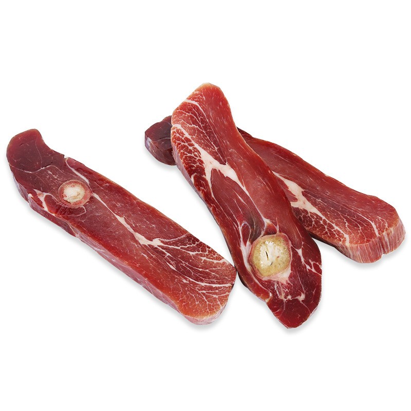 厂家直销浙江金华特产火腿自然块精肉 带骨500克农家手工腊味现货图3