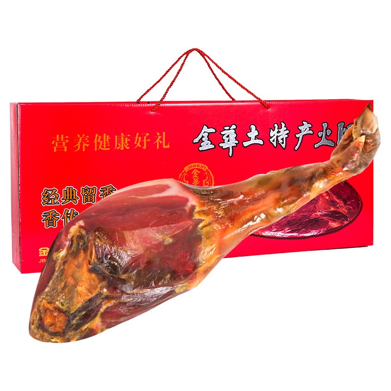 浙江金华土特产火腿5斤礼盒装 整腿火腿 手工腌制猪肉年货批发图5