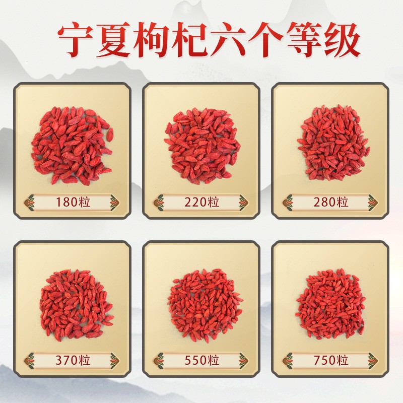 【杞福源】2021宁夏枸杞40斤/箱靖远中宁枸杞头茬枸杞子枸杞批发图2