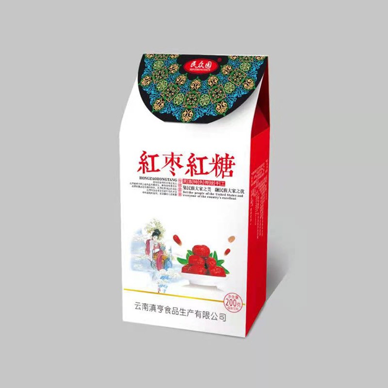 云南红糖手工黑糖200克/盒5口味 老姜红糖原味红糖原汁糖工厂直销图4