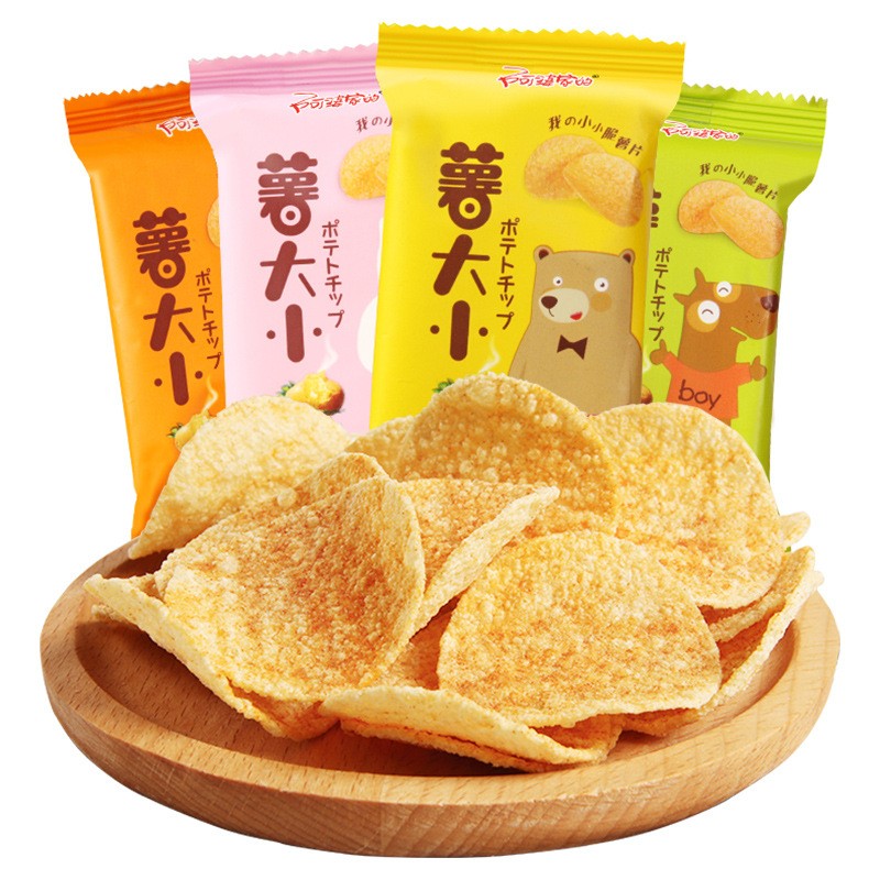 薯大小散装薯片5斤装 特产休闲膨化网红零食品厂家锅巴小吃批发图5