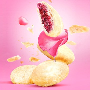 【一件代发】阿婆家的鲜花饼礼盒云南特产散装网红休闲零食品传统图2