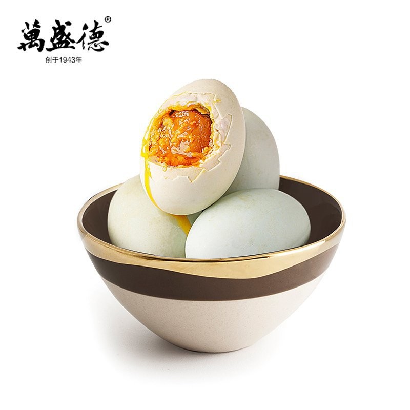【厂家直销】微山湖万盛德出口级微咸出油60g20枚礼盒装 咸鸭蛋图4