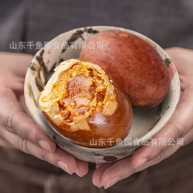 千鱼园烤鸭蛋20枚简装红心正宗流油咸鸭蛋微山湖特产非海鸭蛋图3