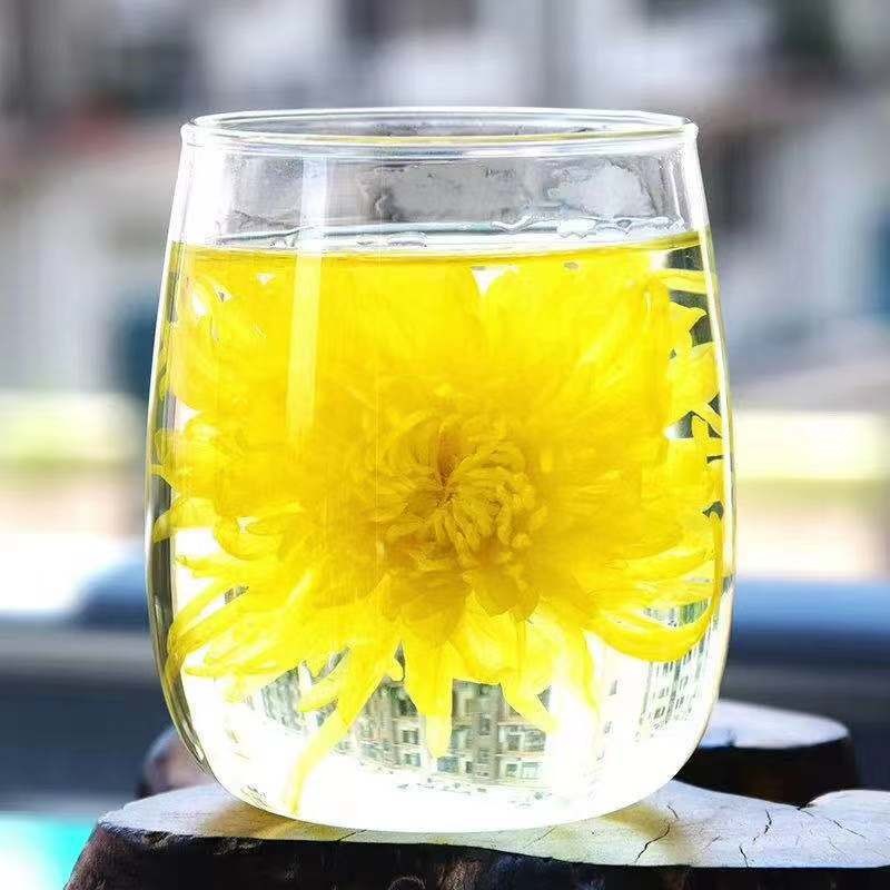 21新金丝皇菊袋装金丝菊菊花一朵一袋菊花茶花茶黄菊产地厂家直供图4