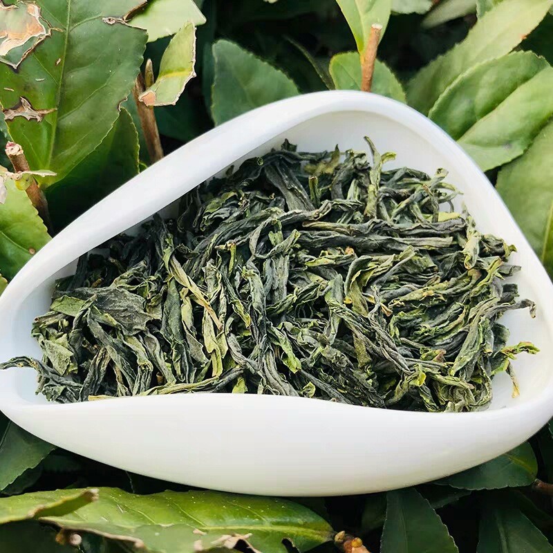 2021新茶云雾绿茶六安瓜片手工茶 袋装500克 白马寨茶叶图3