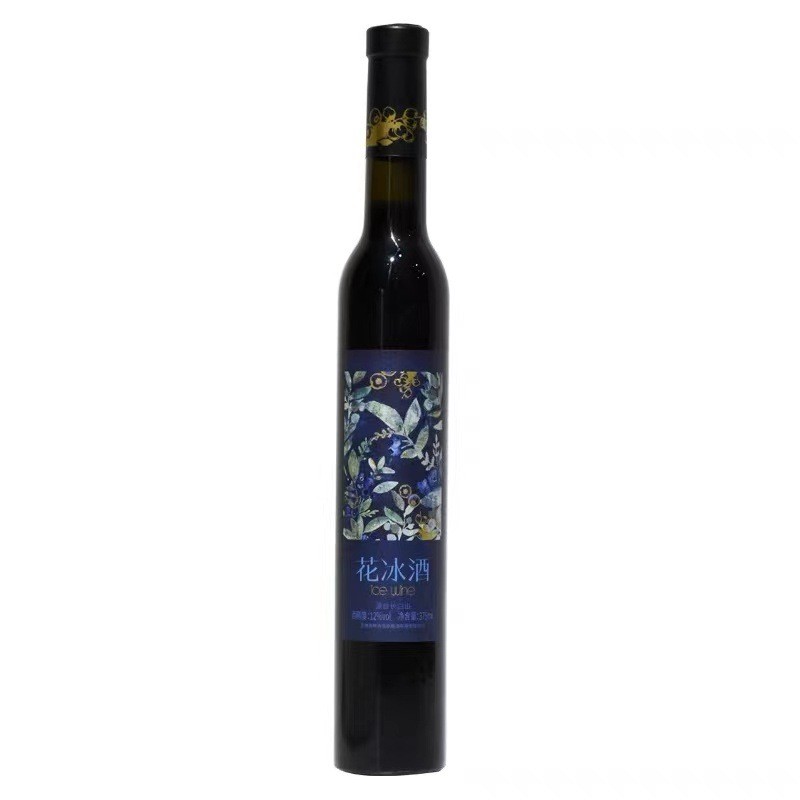 厂家批发蓝莓花冰酒375ml*4瓶礼盒装12度一件代发图5