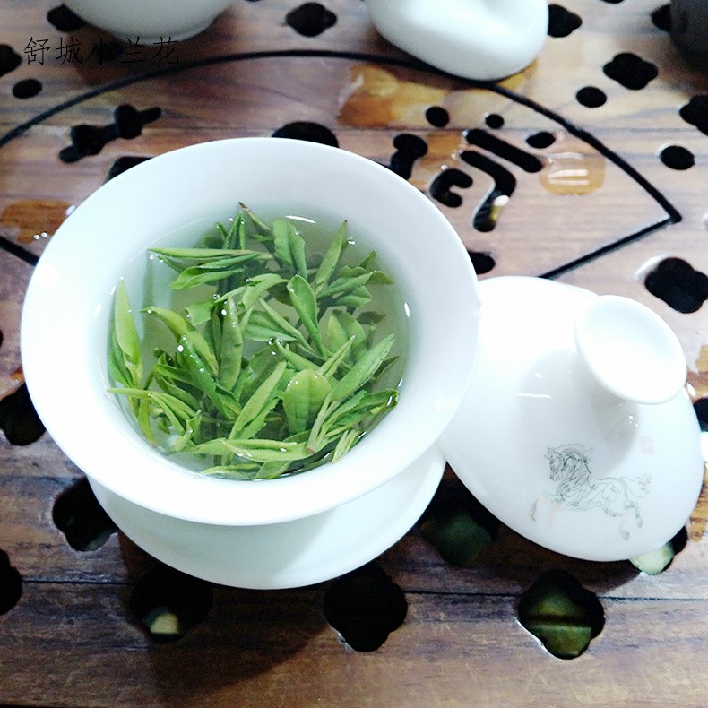 明后2021年新茶绿茶批发散装口感回甜醇香兰香舒之茗大货250g装图3