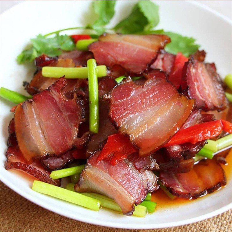 湖南特产500g土猪腊肉片 农家自制柴火腊肉烟熏土猪腊肉 厂家批发图2