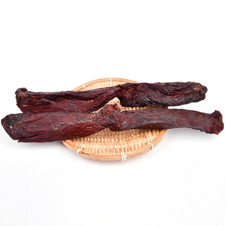 厂家直供 湖南特产腊黄牛肉 英田牌柴火烟熏500g腊黄牛肉 牛肉条图3