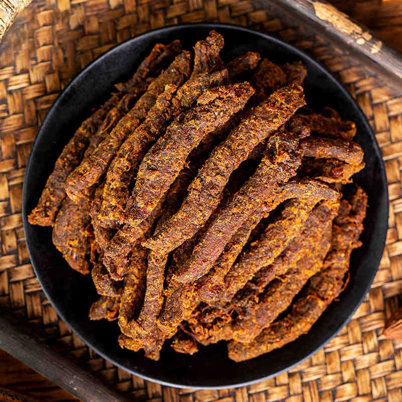 罐装200g 五香牛肉条 手撕风干原切牛肉干批发 休闲零食小吃特产图3
