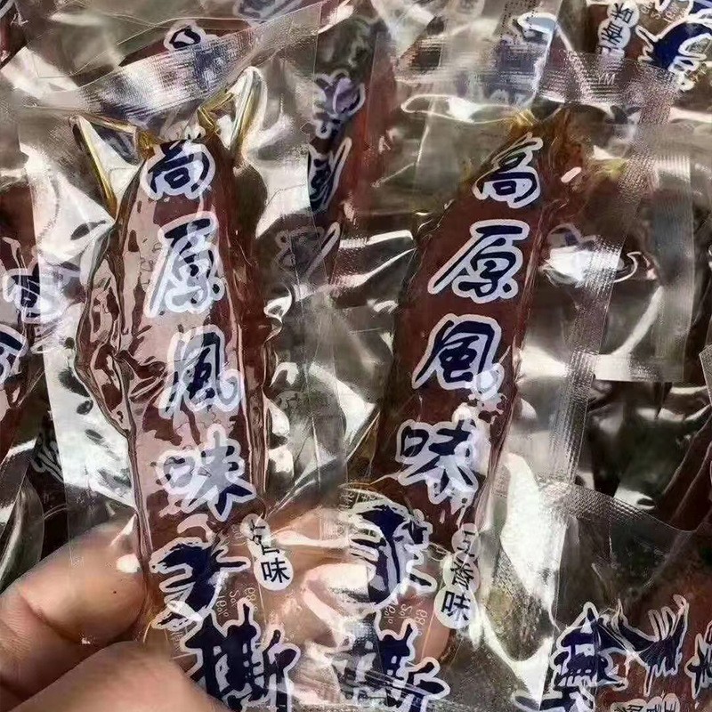 高原特产手撕鸭肉风干条新老手撕酱卤肉五香麻辣零食景区展会批发图4