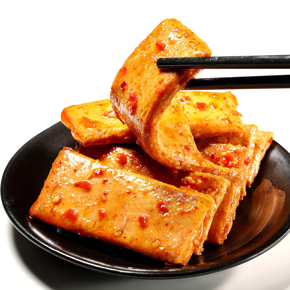 邬辣妈散称鱼豆腐500g豆干湖南特产麻辣零食香辣厂家批发图5
