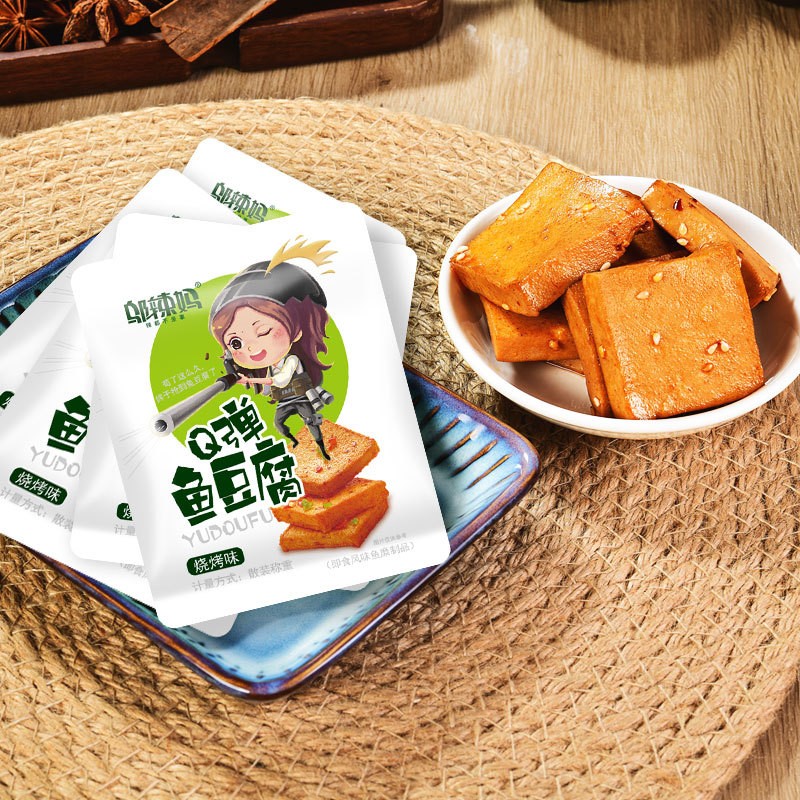 邬辣妈散称鱼豆腐500g豆干湖南特产麻辣零食香辣厂家批发图4