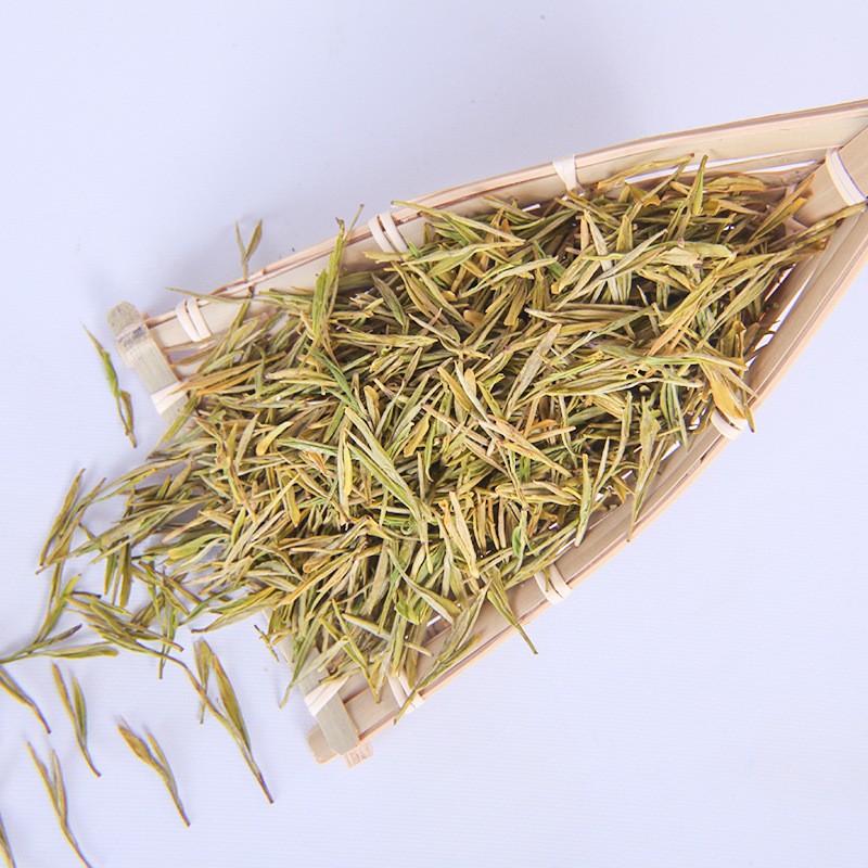 产地货源21年高山安吉黄金芽200g赠送罐装现货批零代发白茶新绿茶图4
