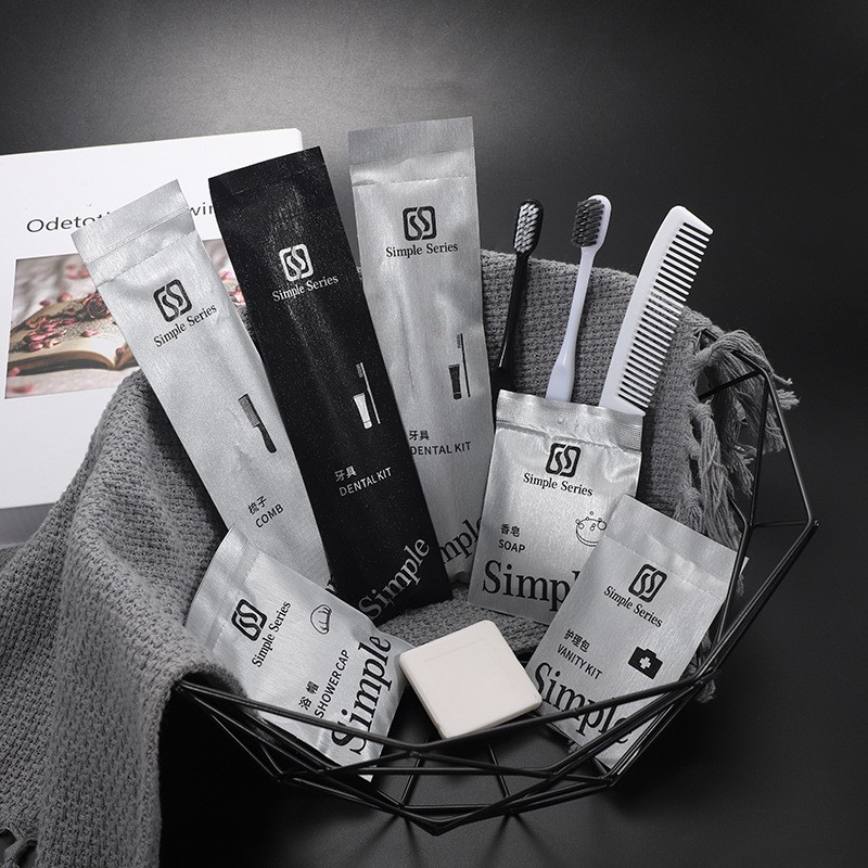 产地货源酒店宾馆民宿一次性洗漱用品套装客房牙刷牙具现货批发图2