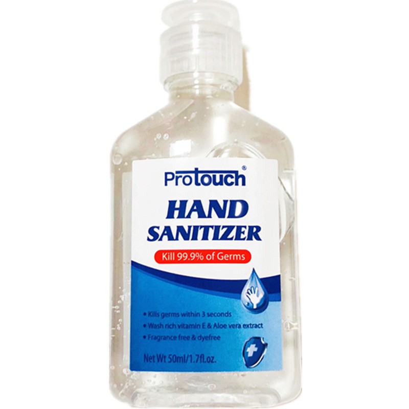 50ml现货便携免水洗凝胶洗手液 75%酒精 Hand SanitizerPET翻盖瓶图4