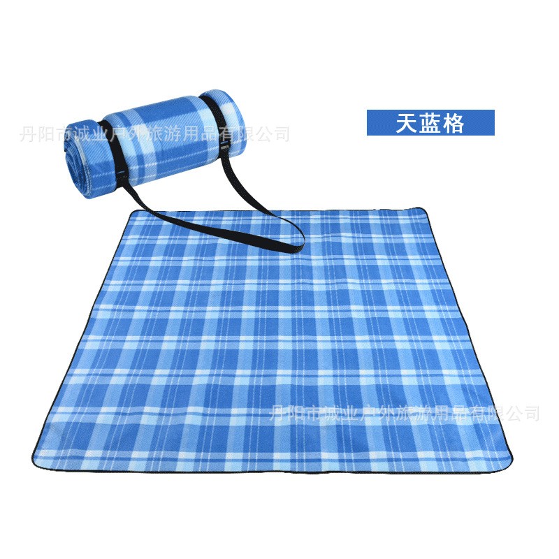 户外 防潮垫 野餐垫 绒面地垫 2*2CM加厚沙滩垫批发图2