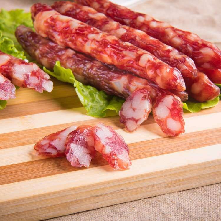 广东风味特产甜咸口味真空腌制切肉风干广式腊味江门农家广味腊肠图2