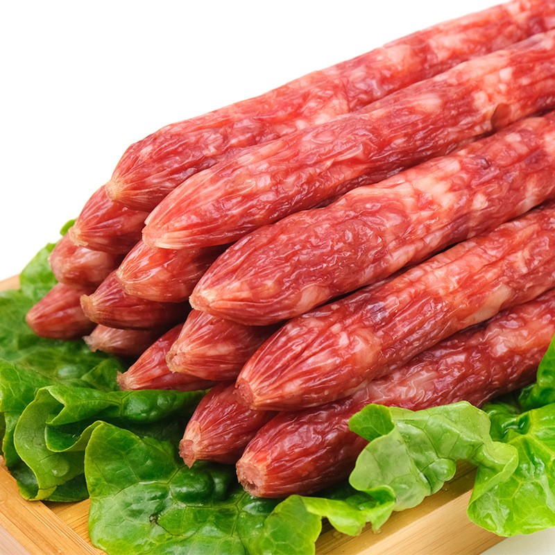 广东风味特产甜咸口味真空腌制切肉风干广式腊味江门农家广味腊肠图3