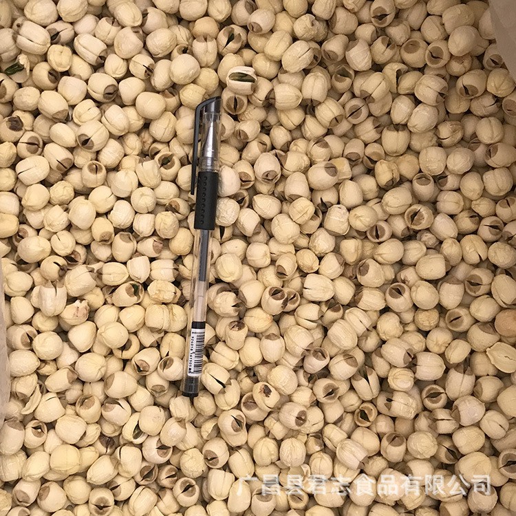 君志 江西广昌白莲带芯莲子干货500g散装批发 无硫新货粉糯大颗粒图4