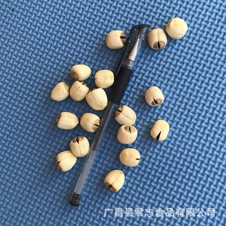 君志 江西广昌白莲带芯莲子干货500g散装批发 无硫新货粉糯大颗粒图3