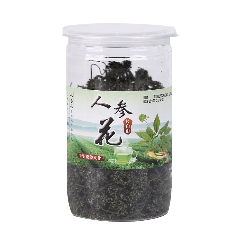 东北吉林长白山人参花 6年人参花蕾新货产地批发人参花茶一件代发图5