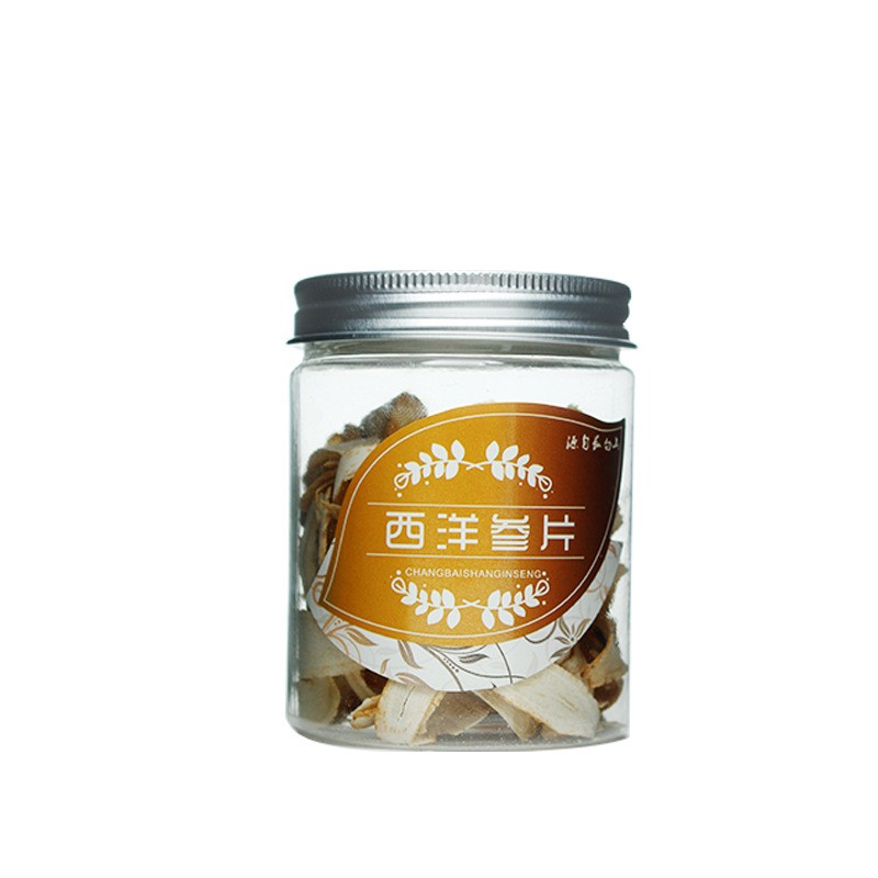 长白山西洋参卷片两种规格西洋参整支100g切片含片泡酒煲汤招代理图5