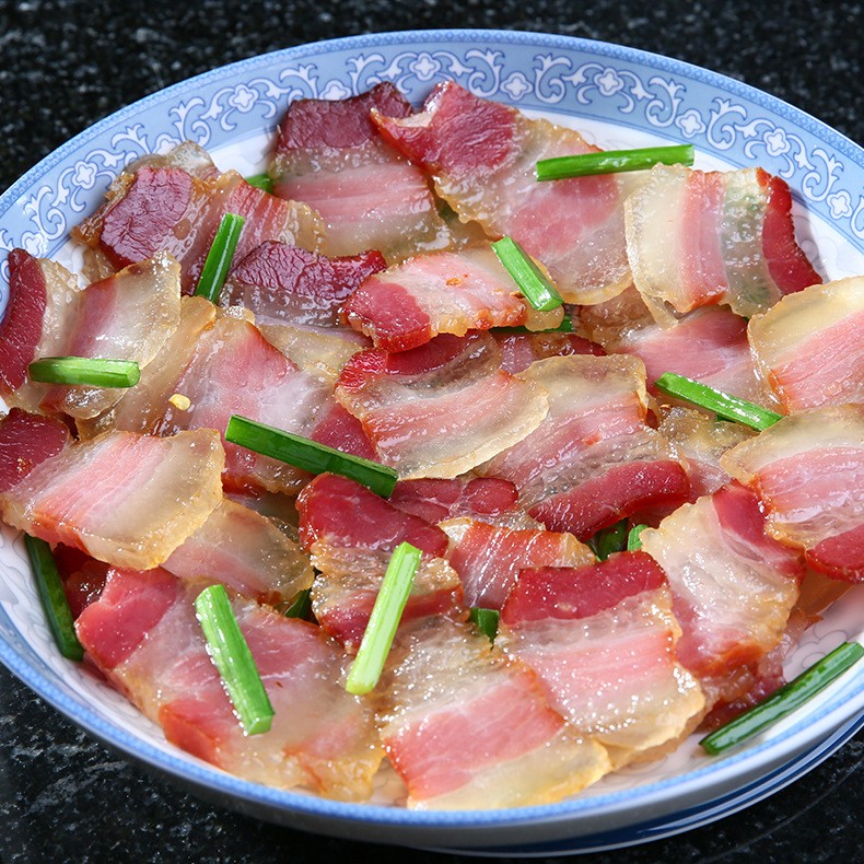 云南特产滇味五花腊肉散装腊肉厂家供应滇味五花肉佳熹土猪腊肉图5