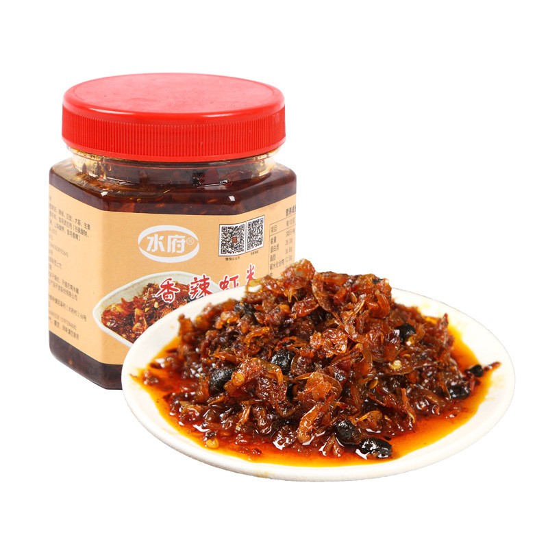 湖南水府香辣虾米淡水虾干特产干货农产品虾米干罐装即食小零食图5