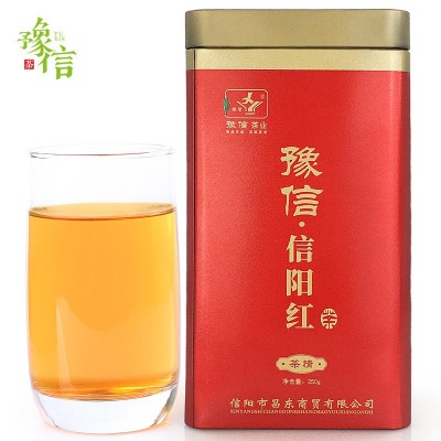 豫信茶叶信阳红茶豫信茶情铁盒装250g 红茶厂价直销批发代发货