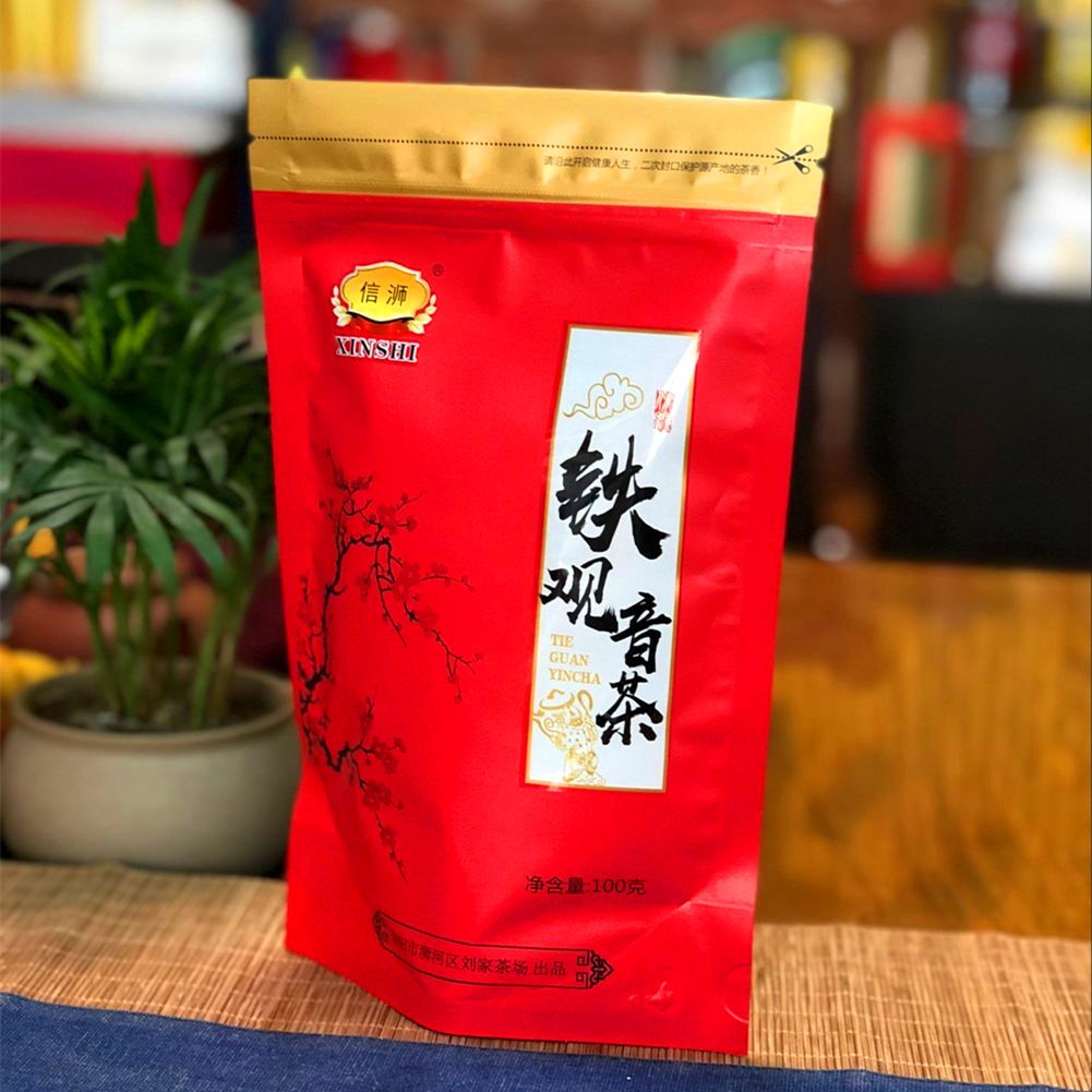 批发信浉牌铁观音茶 乌龙茶秋茶 包装袋装茶叶 100克混批