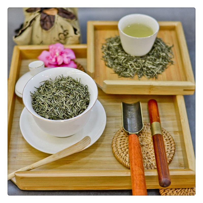2021新茶河南信阳毛尖绿茶雨前小芽100g/盒 超市礼盒毛尖红茶图5