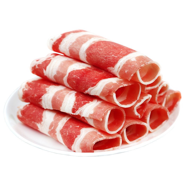 火锅雪花肥牛砖7.2斤包邮 牛肉片涮火锅配菜食材新鲜生鲜肥牛图3