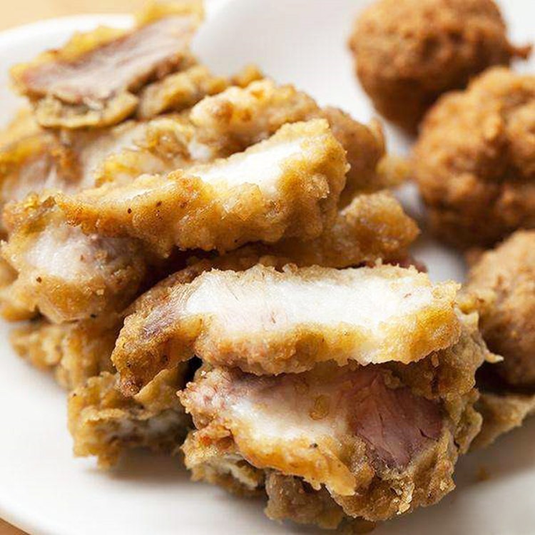 酥肉1000g包邮 纯猪肉瘦肉油炸 火锅食材散装 重庆特产小吃肉条图2