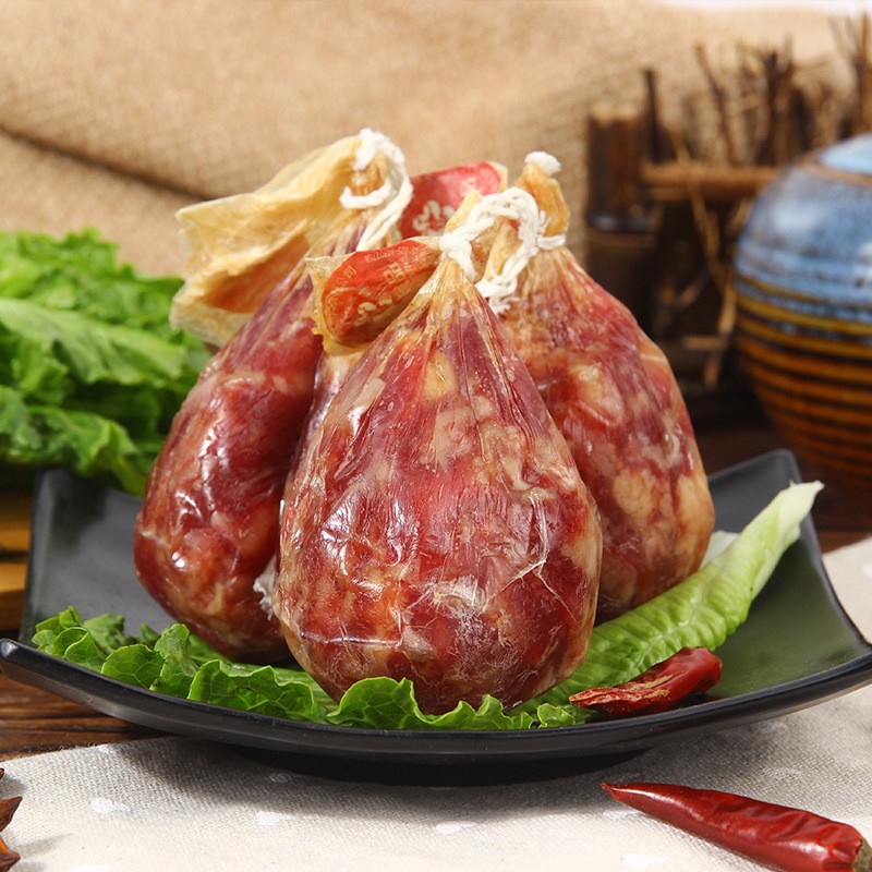 腊梅牌香肚300g南京特产老字号香肠香肚手工自然风干农家风味批发图4