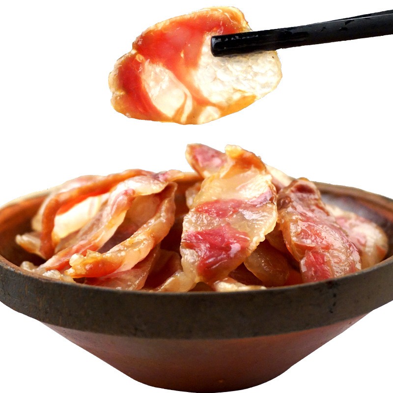 农家风干土香肠咸味黑猪纯肉肠腊香灌装腊肠 徽州特产500g图5