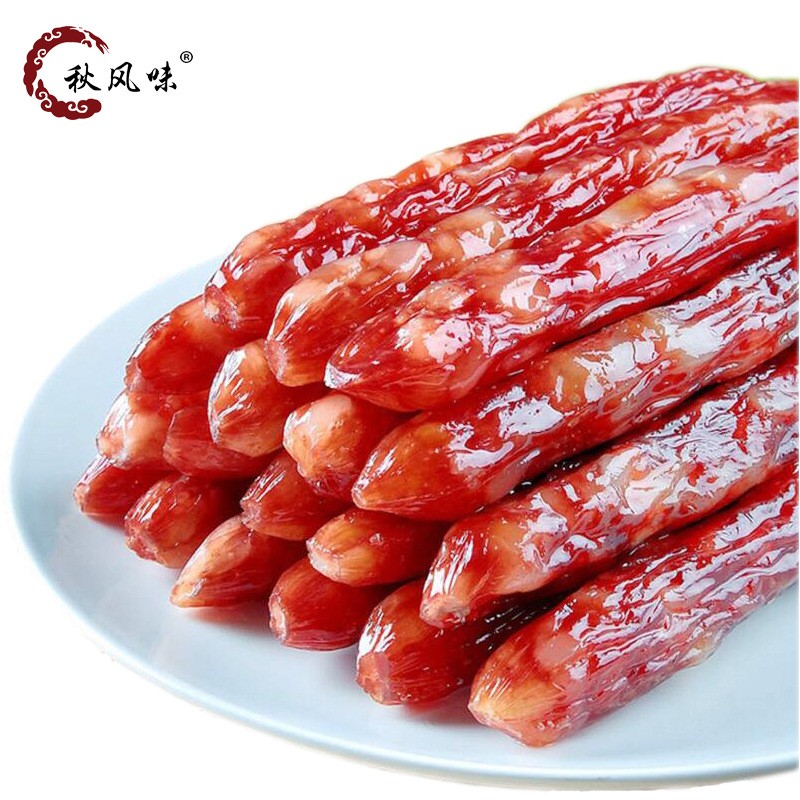 广式香肠广味川味麻辣腊肠农家腊味烤肠煲仔饭特产厂家批发代发