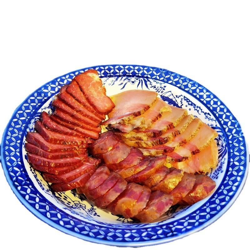 湘西特产正宗木房子品牌烟熏香肠腊肠肥瘦均匀瘦肉条厂家直销批发图5